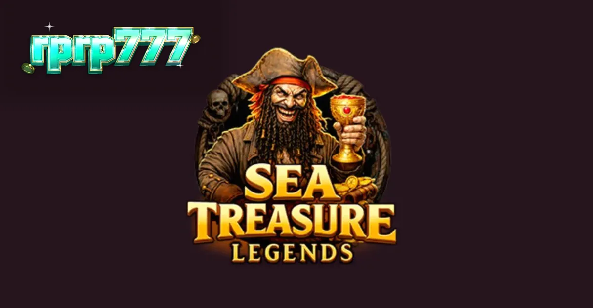 Pemandangan visual slot Sea Treasures Legend dengan tema bajak laut
